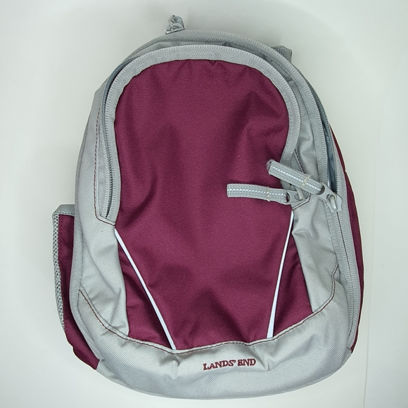 Lands' End Burgundy/Plum  Lunch Bag - Picture 1 of 14
